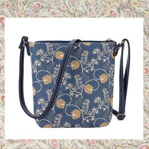 Signare ~ crossbody / sling bag ~ tapestry floral